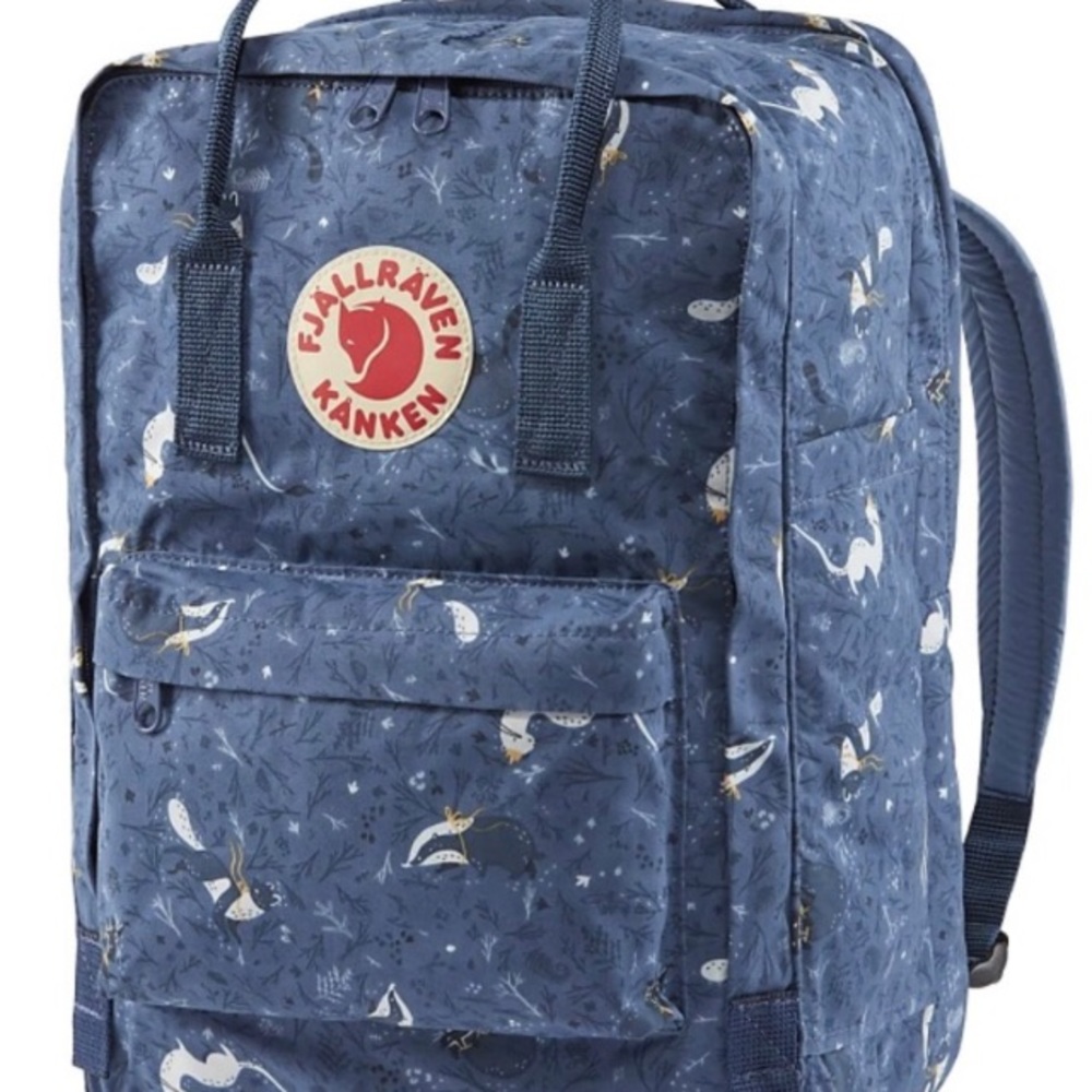 FJALLRAVEN KANKEN Navy Forest Creature Backpack